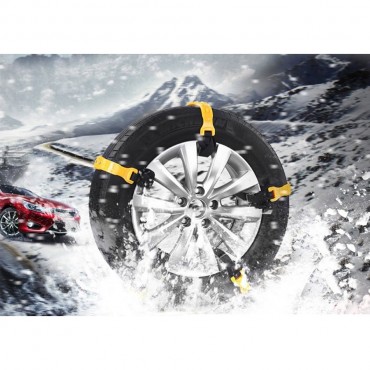 Car Snow Chains Snow Tire Chains for Most Cars Anti-slip Car Chains Car Emergency Chains All Season Anti-skid Snow Cables